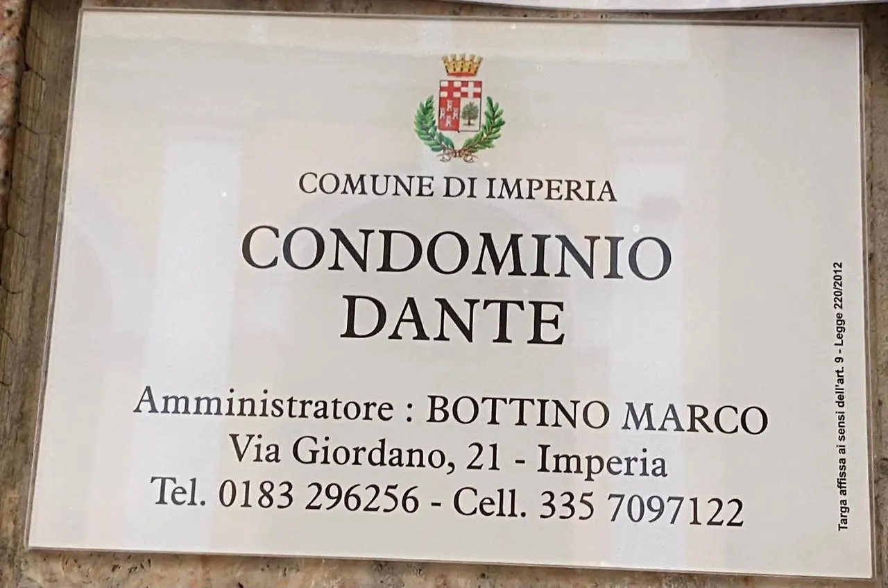 Appartement Casa Dante: Oneglia Centro-Marina-Spiagge à Imperia